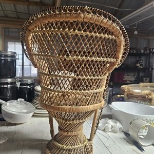 Handcrafted Wicker Decorative Chair